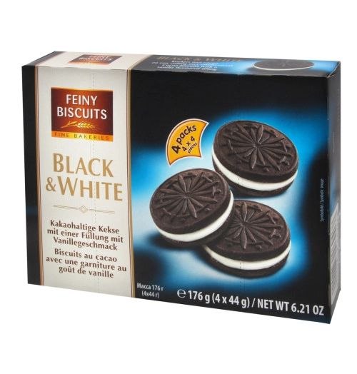 Печиво Чорно-біле Feiny Biscuits 176г
